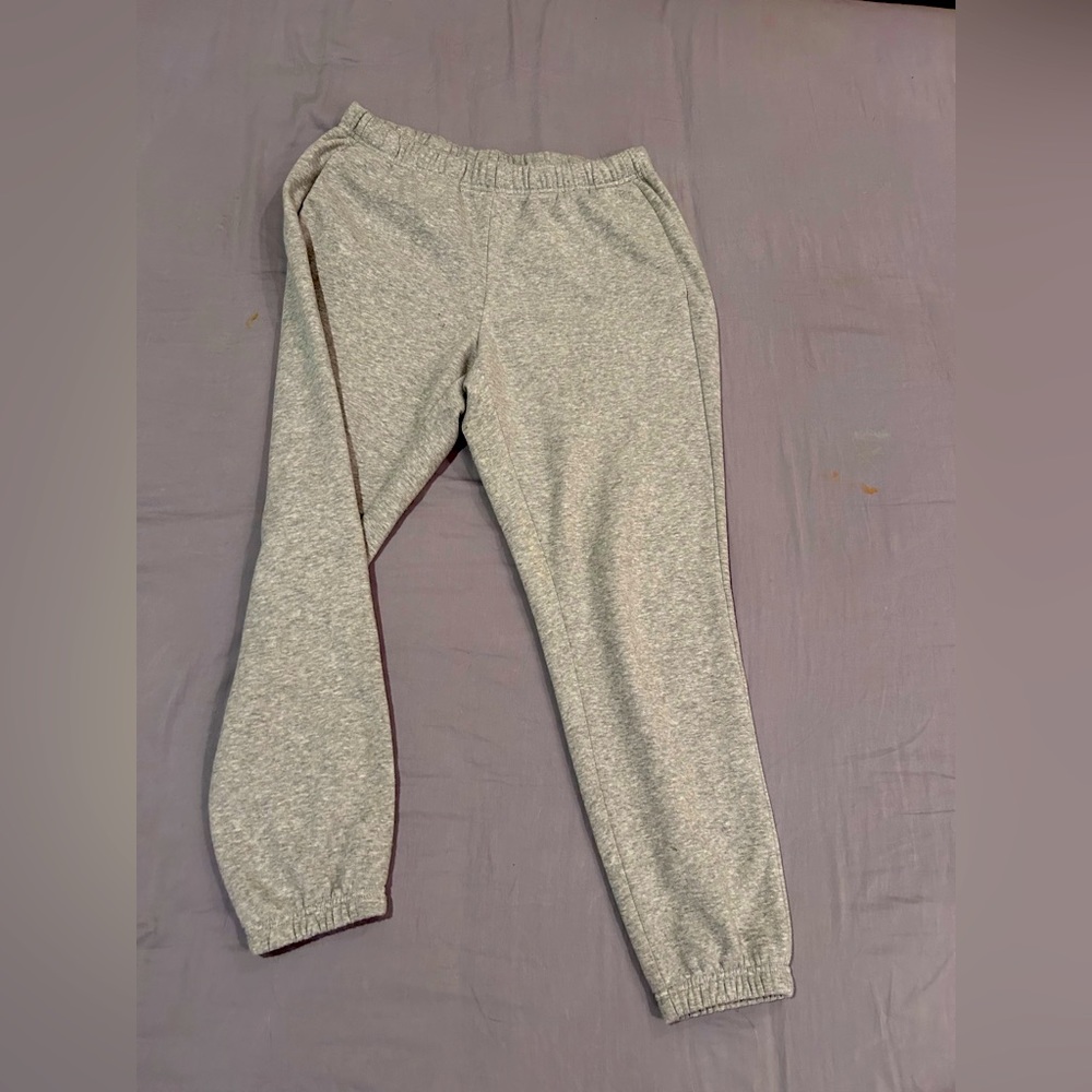 Grey sweatpants